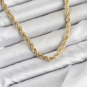 Utterly Good Burgu Model Gold Kolye Altın Kaplama Pirinç 60 cm