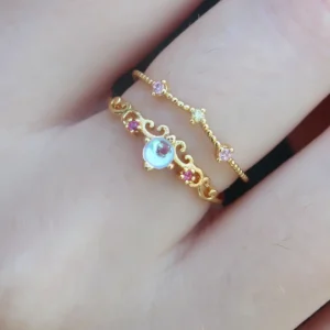 Utterly Good Gold Renk Zirkon Taşlı Taç Model Kadın Yüzük