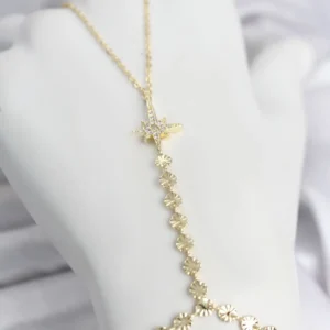 Utterly Good Gold Renk Şahmeran Kutup Yıldızı Zirkon Taşlı Pirinç Kolye