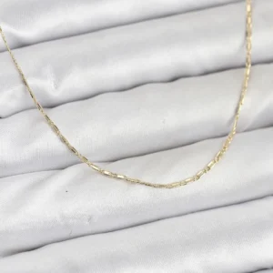 Utterly Good Kadın Kolye 14K Gold Kaplama Kesme Model 60 cm