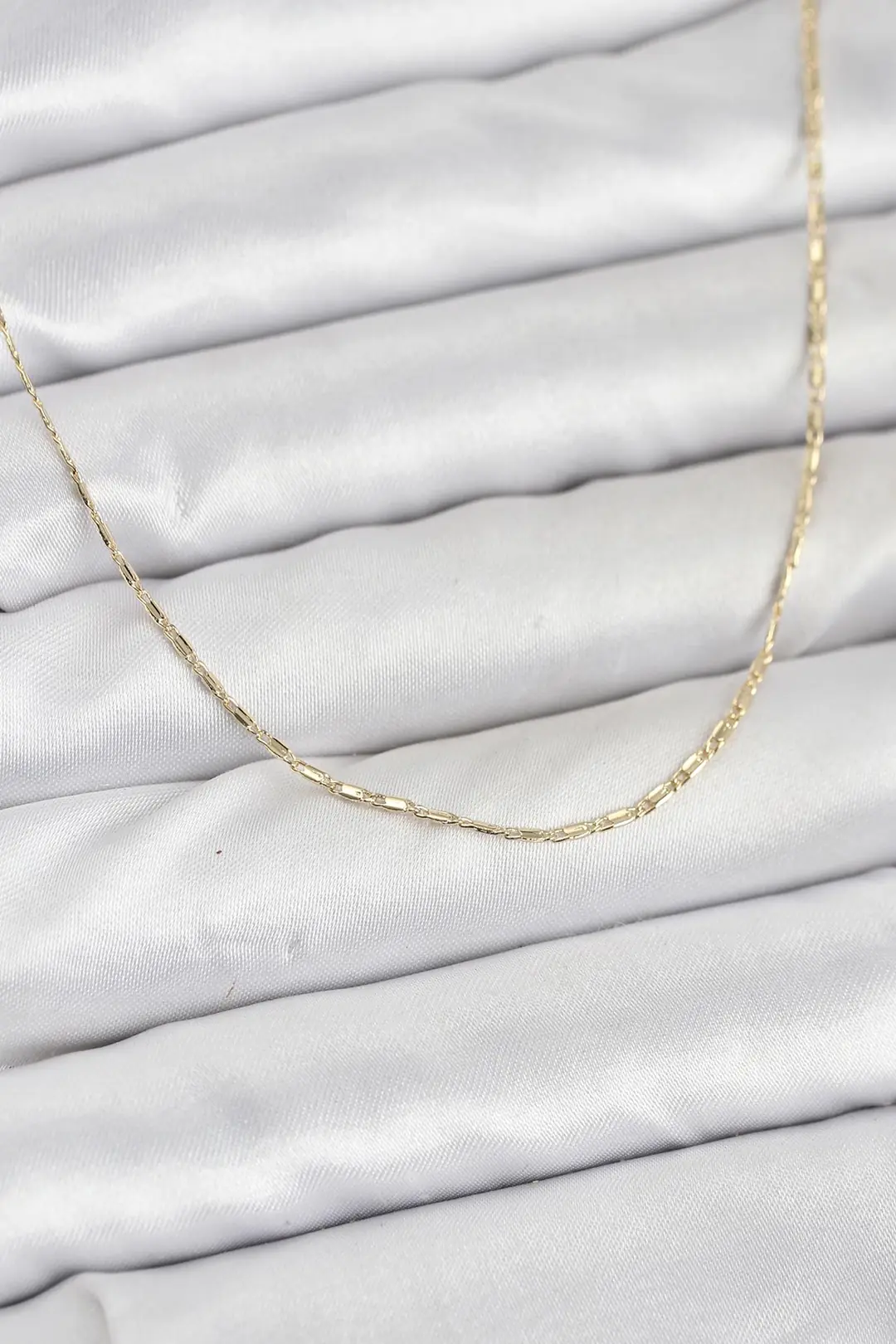 Utterly Good Kadın Kolye 14K Gold Kaplama Kesme Model 60 cm