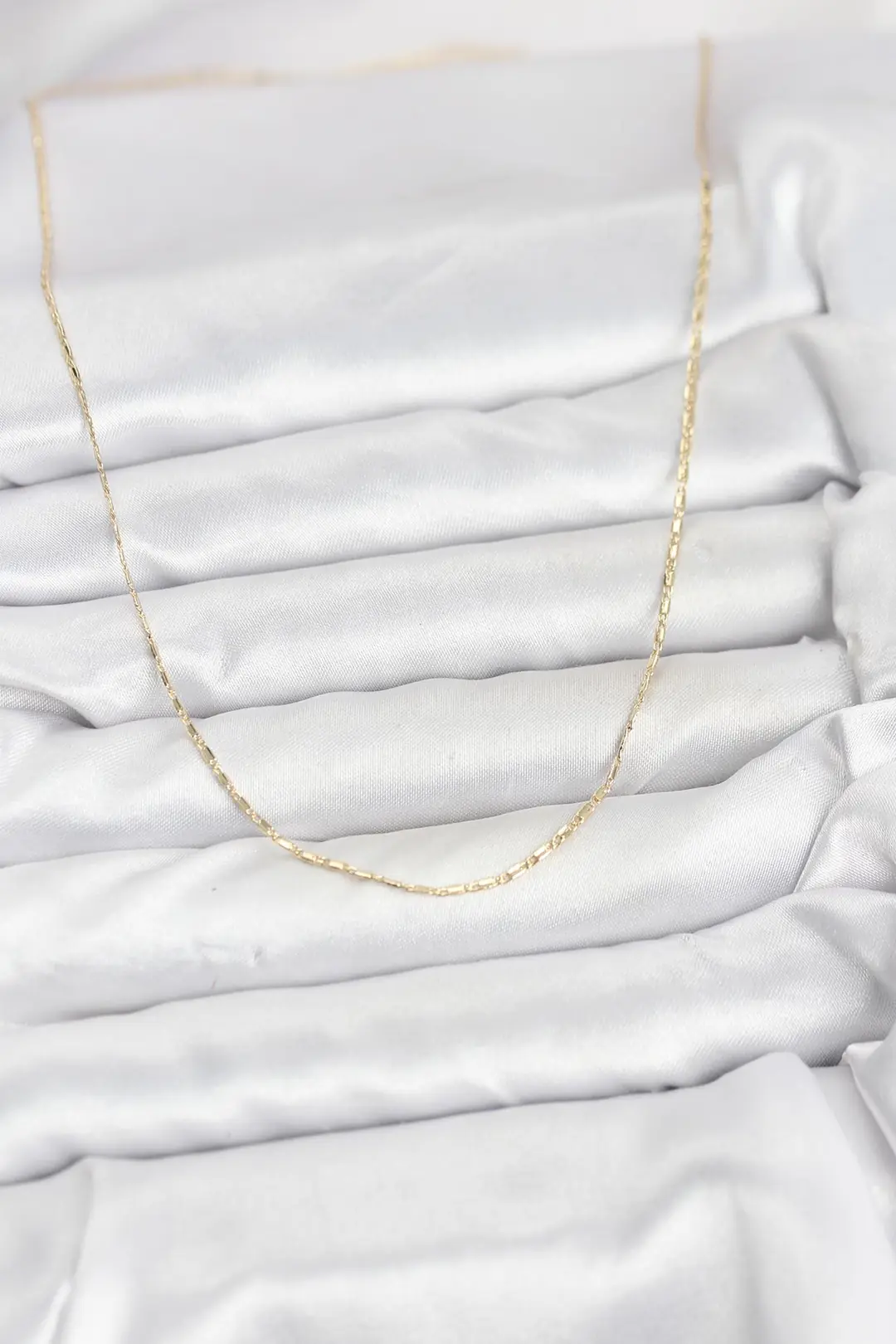 Utterly Good Kadın Kolye 14K Gold Kaplama Kesme Model 60 cm