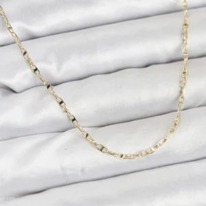 Utterly Good Kadın Kolye 14K Gold Renk Pirinç Gemi Zinciri Model