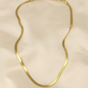 Utterly Good Kadın Kolye 316L Çelik Altın Renk İtalyan Zincir 45 cm