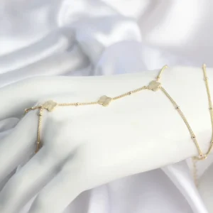 Utterly Good Yonca Model Şahmeran Kolye Pirinç Gold Kaplama Kadın