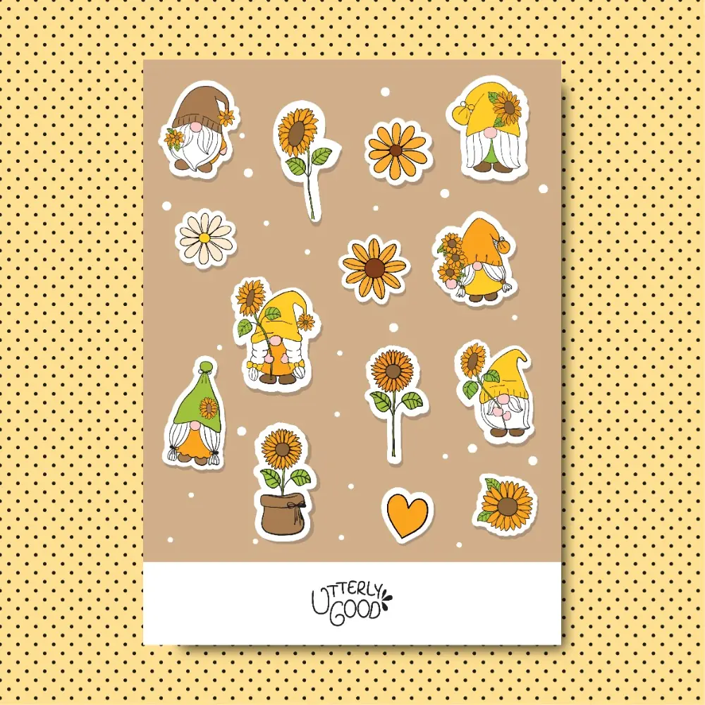 Sunflower Sticker