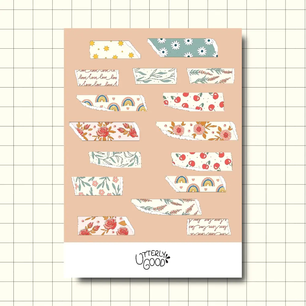 Washi Tape Seri 4 Sticker