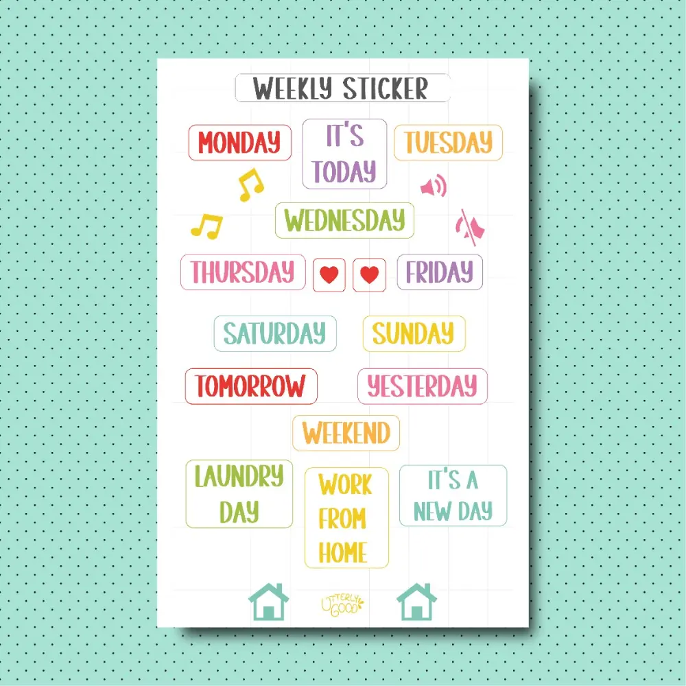 Weekl Mood Sticker