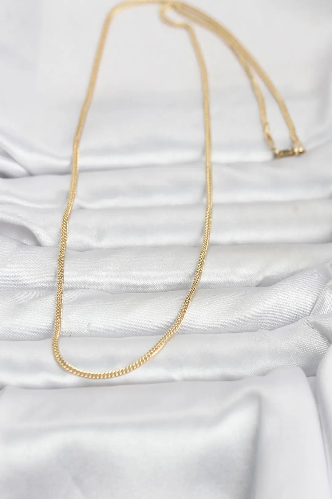 Utterly Good 14K Gold Kaplama Dolgun Zincir Kadın Kolye 60 cm