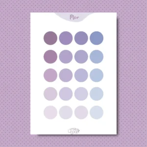 Mor Palet Sticker