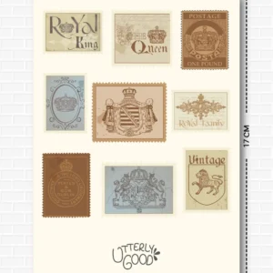 Pul Temalı Sticker 5