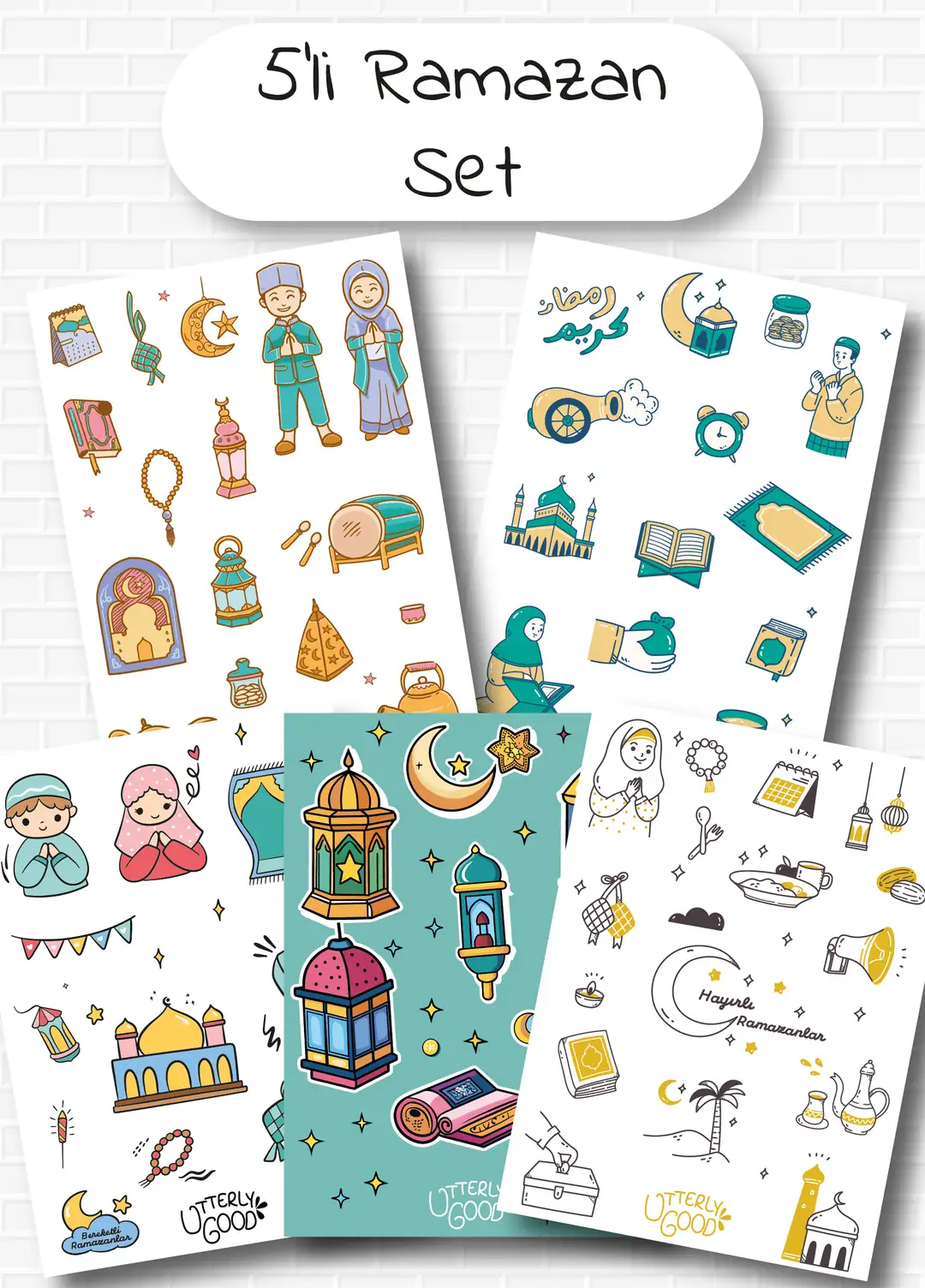 Ramazan Sticker Seti