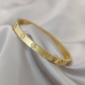 Utterly Good 316L Çelik Bayan Bileklik Gold Renk Sade Tasarım