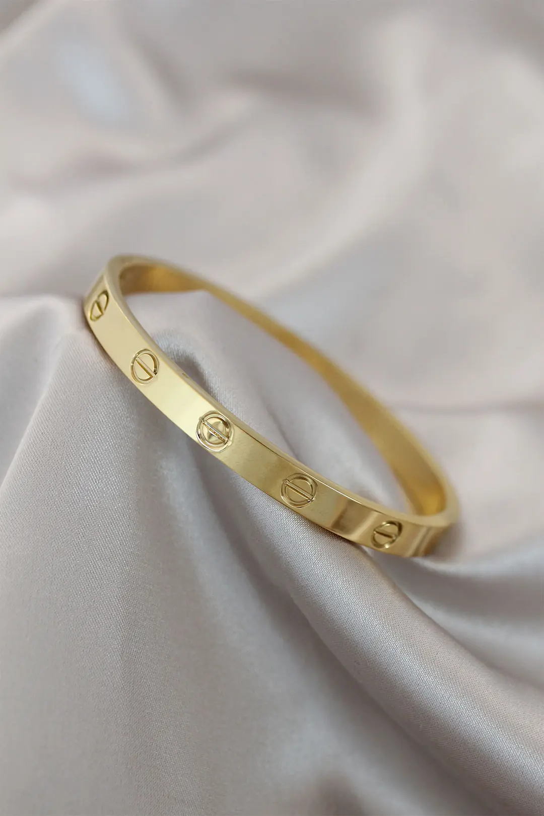 Utterly Good 316L Çelik Bayan Bileklik Gold Renk Sade Tasarım