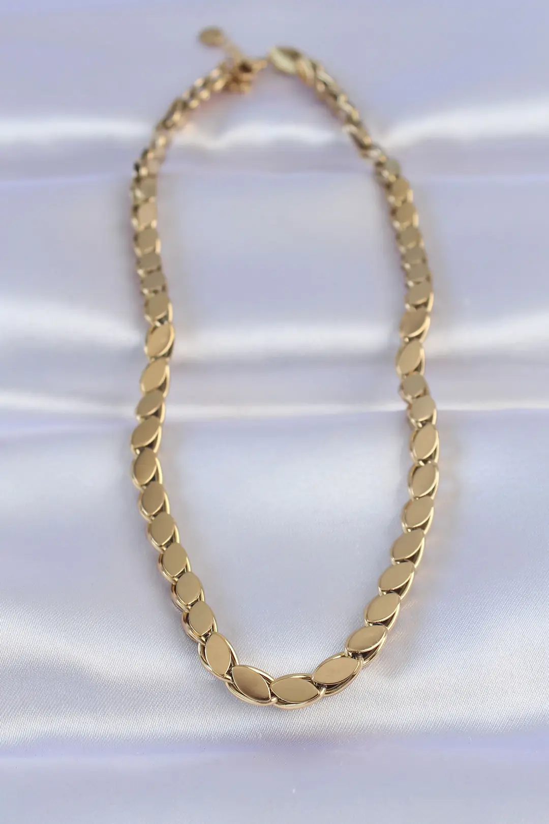 Utterly Good 316L Çelik Gold Renk Arpa Model Zincir Kolye