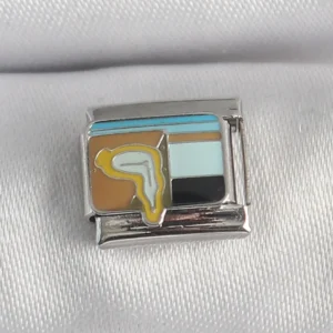 Utterly Good 316L Çelik Gümüş Renkli Portre Model Nomination Charm