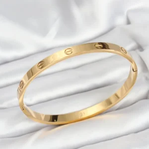 Utterly Good 316L Çelik Kadın Kelepçe Bileklik Gold Renk 65 mm