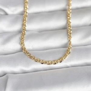 CM 14K Gold Renk Zincir Model 60 cm Kadın Kolye