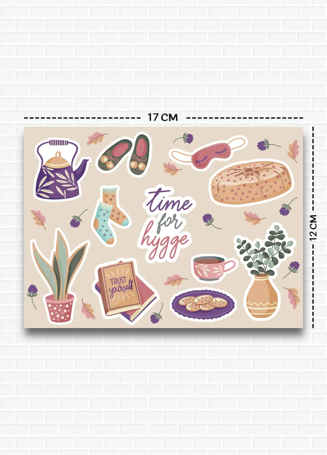 Cozy Temalı 5'li Sticker