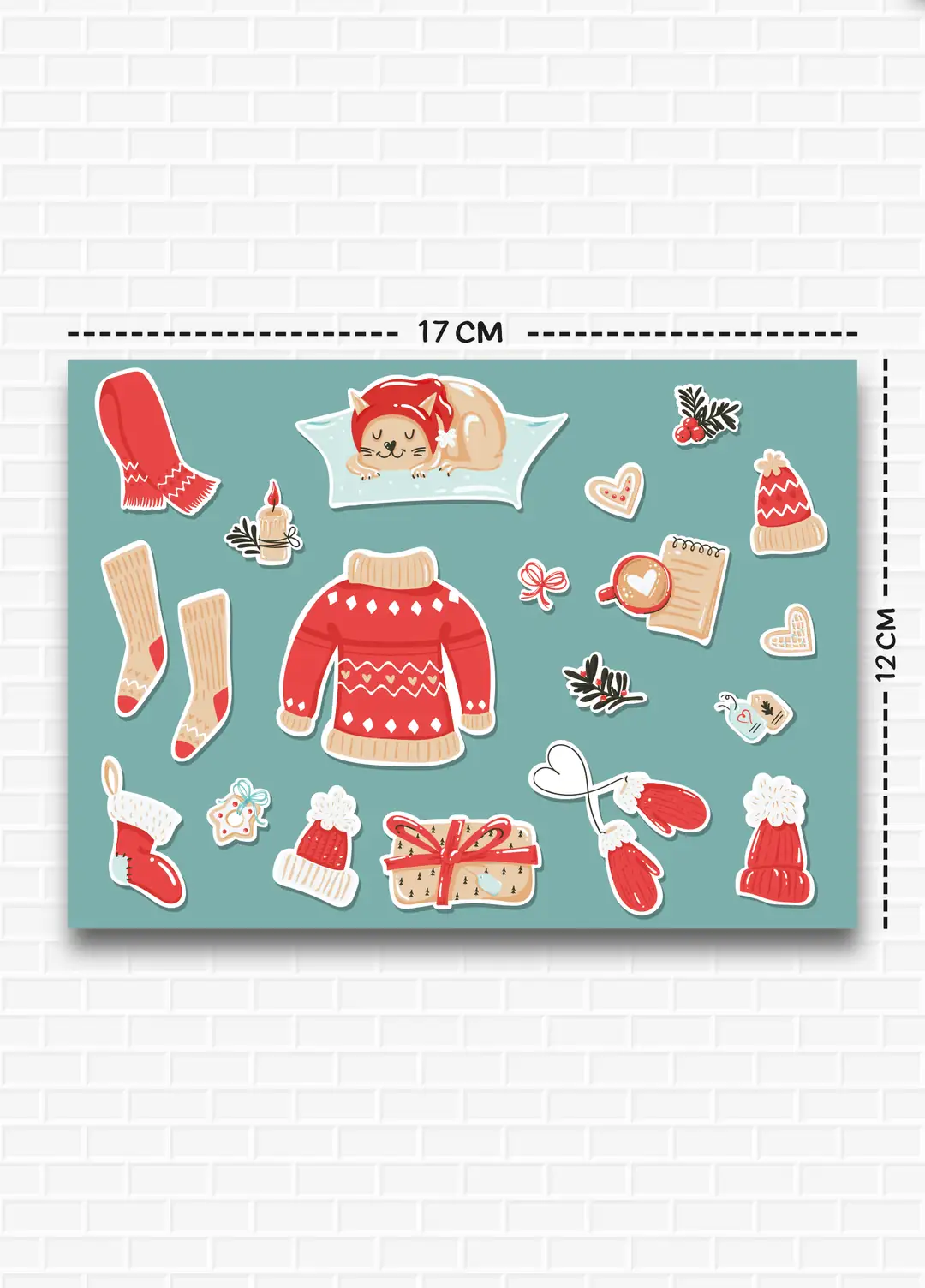 Cozy Temalı 5'li Sticker