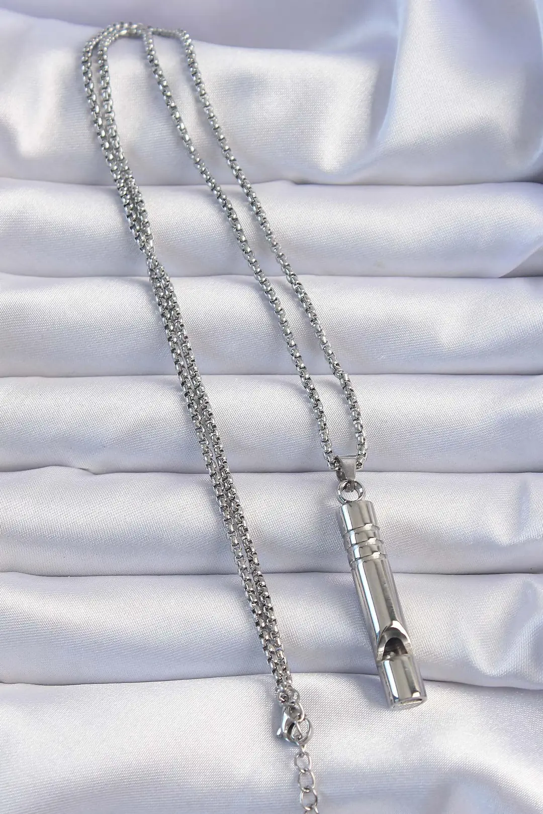 Utterly Good Acil Durum Düdüğü Kolye 316L Çelik Kararmaz Unisex