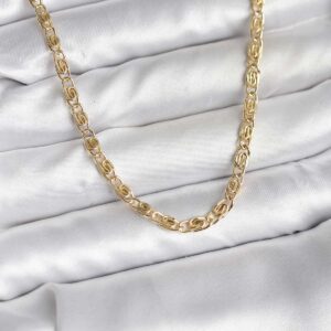 14K Gold Kaplama İnce Zincir Kadın Kolye
