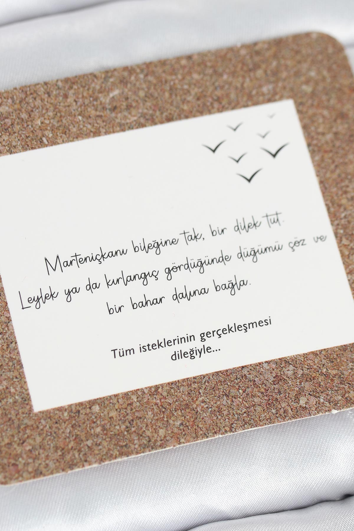 Marteniçka Bileklik 2li Set Nazar ve Kalp Model Kırmızı Beyaz İplik - Görsel 2
